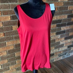 Size 18/20 W red tank top NWT